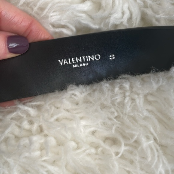 Valentino Crocodile V Logo Belt - Picture 5 of 11
